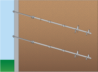 Helical Tiebacks  The Solution For Bowing Basement Walls